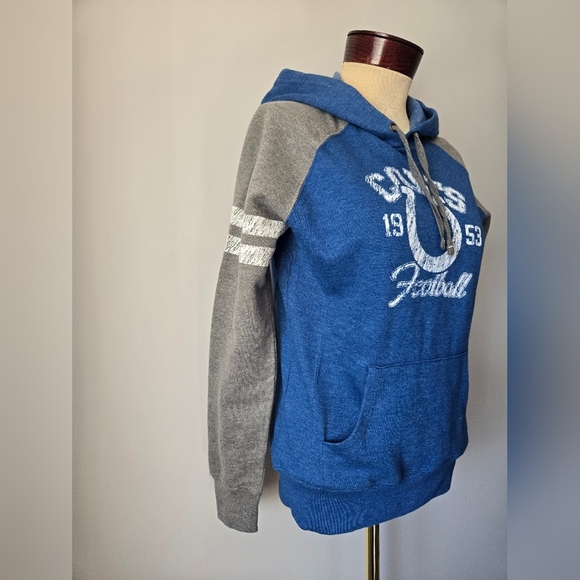 NFL- INDIANAPOLIS COLTS blue And Grey Hoodie. Size Small - Picture 5 of 11